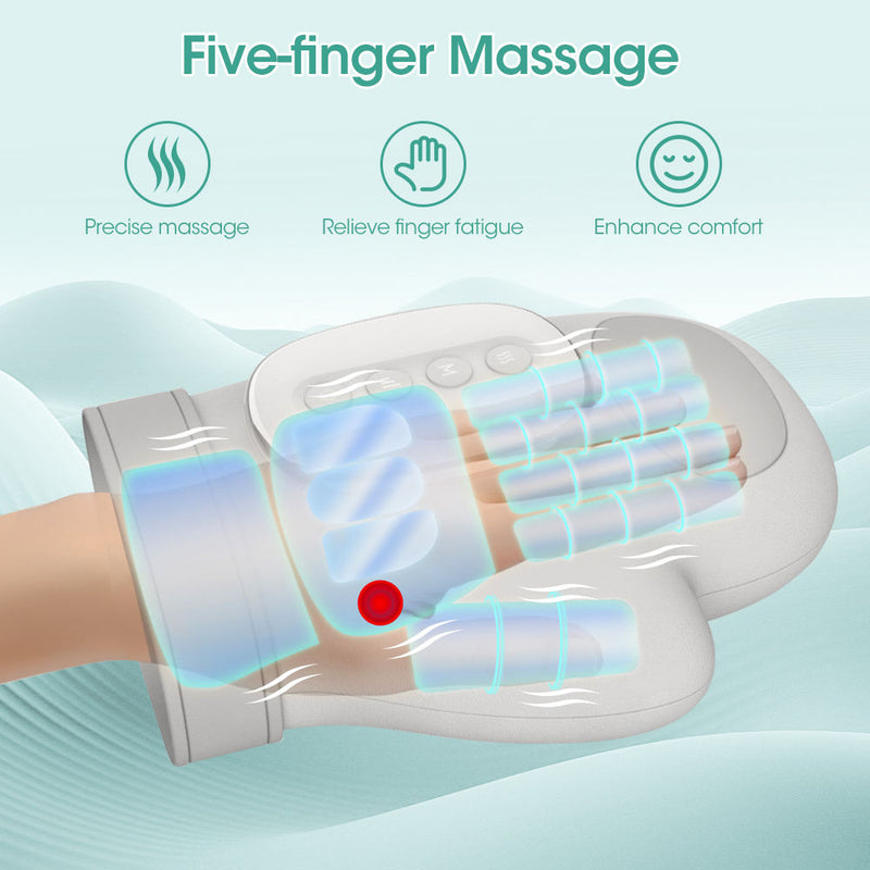 HandRelief™ Hand Massager with Heat & Compression